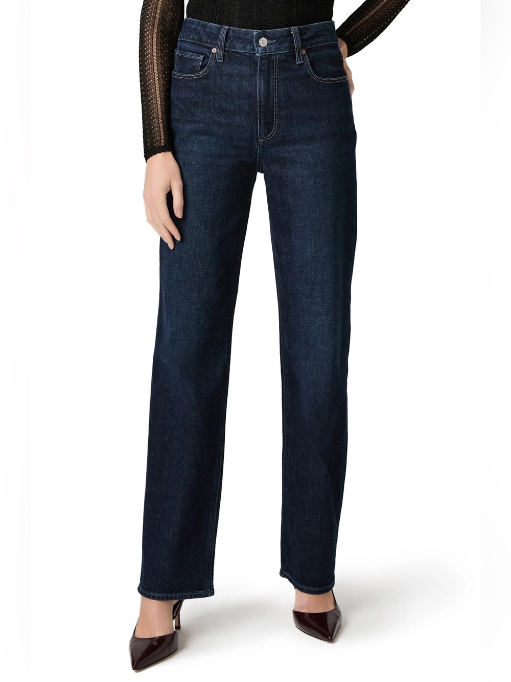 Paige Stevie 31” jeans in dwell straight leg NWOT
